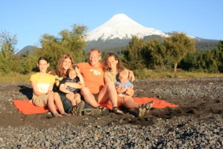 Wir und Kris Lieblingsvulkan der Osorno